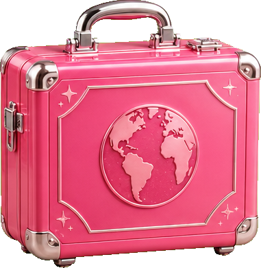 A pink brand archive case